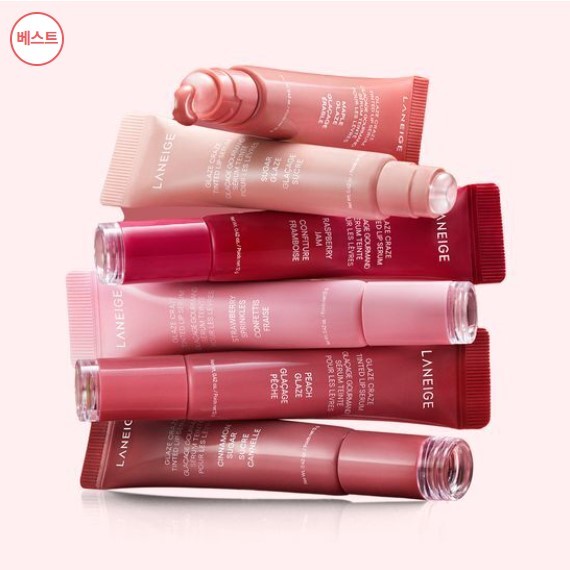 Laneige _ (Donut Lip Serum) Laneige Glaze Crazy Tinted Lip Serum 12g (6 màu)
