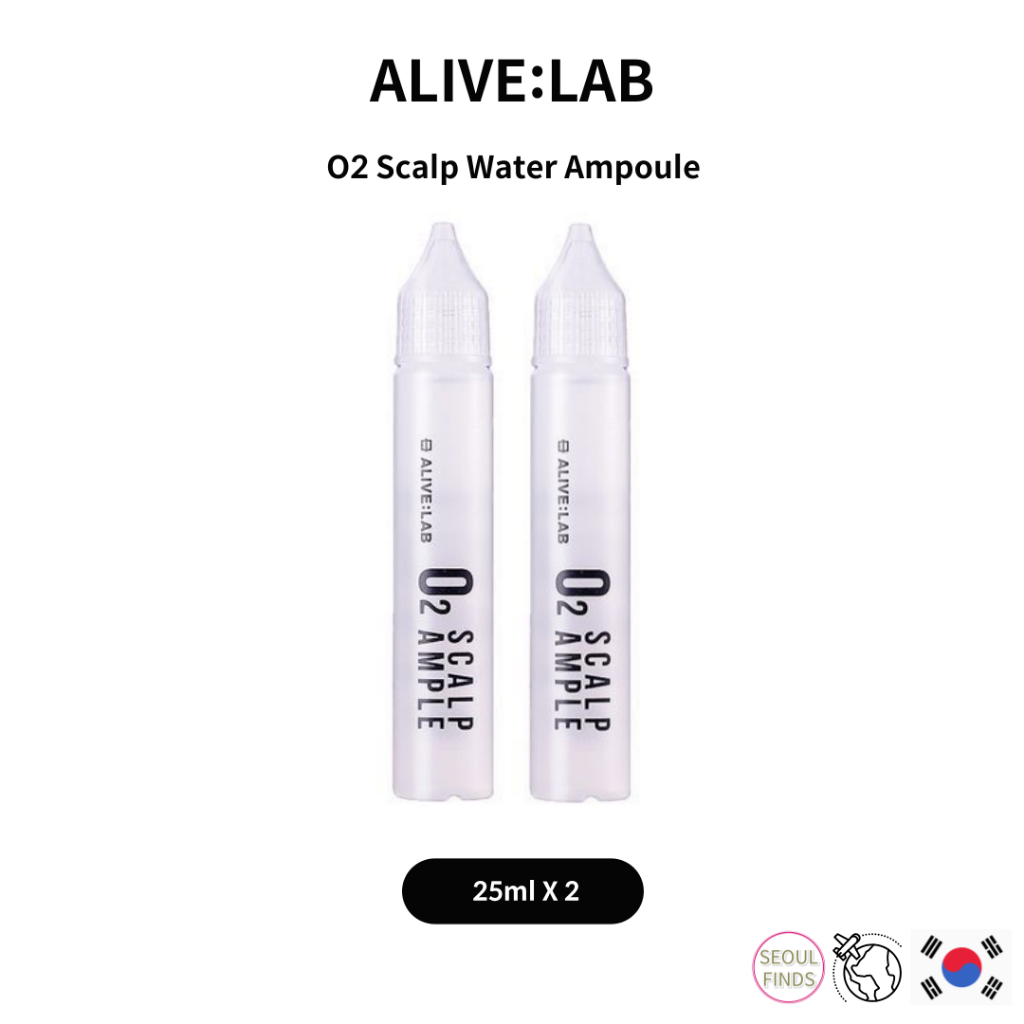 [ALIVE: LAB] Ampoule nước da đầu O2 25ml x2