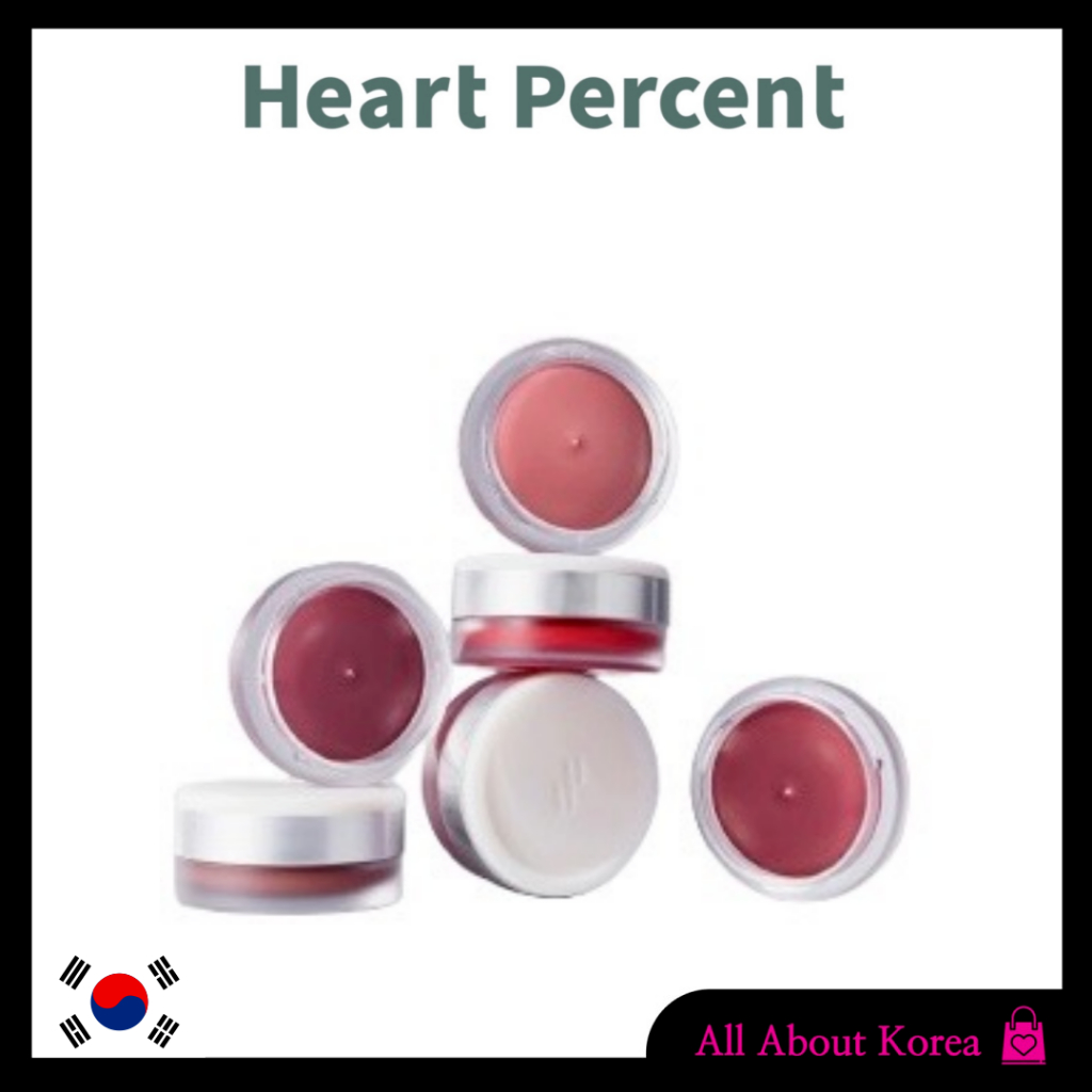 [HEART PERCENT] Dote On Mood Custom Lip & Cheek Single 12 màu