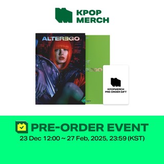   KPOPMERCH POB  BLACKPINK LISA -   Alter Ego   Photobook_SPEEDI ver 