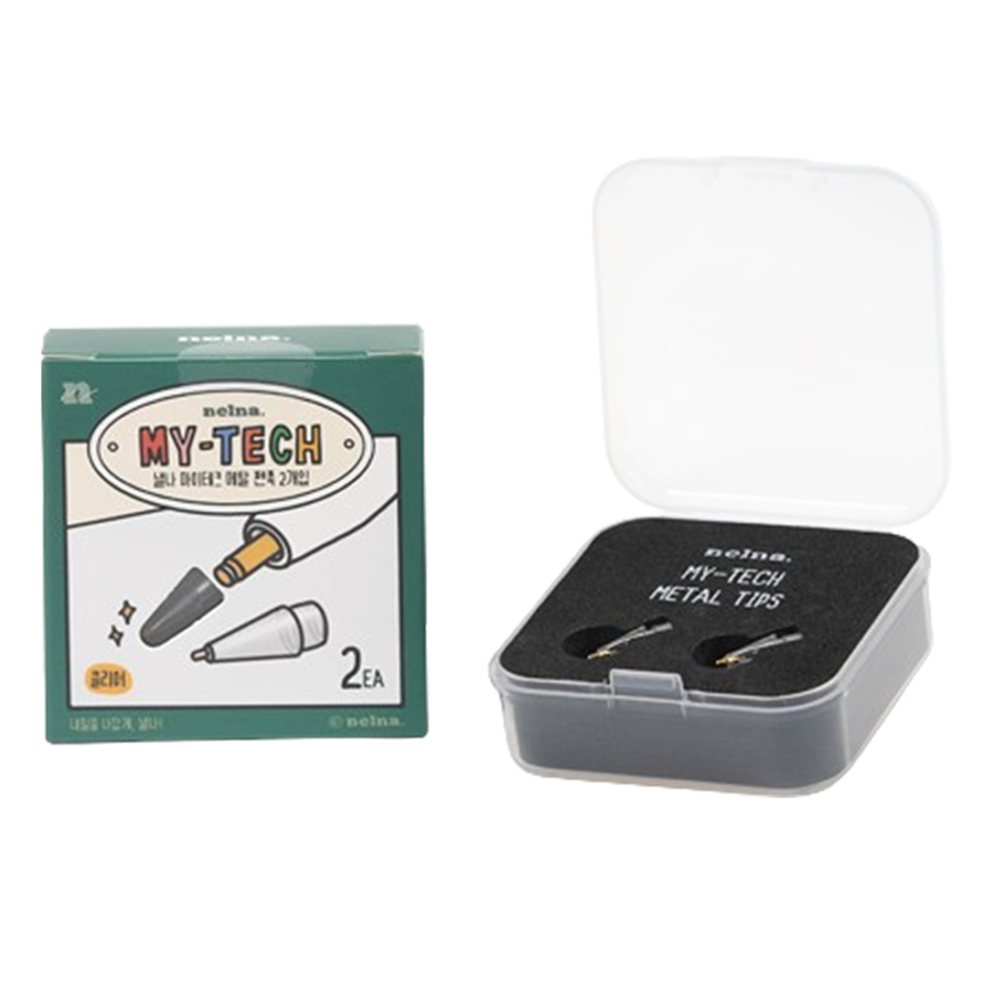 [Đổi mới] Đầu bút kim loại Nelna My Tech 2 chiếc