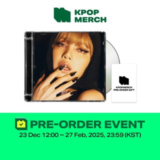   KPOPMERCH POB  BLACKPINK LISA -   Alter Ego  _Jewel Case 