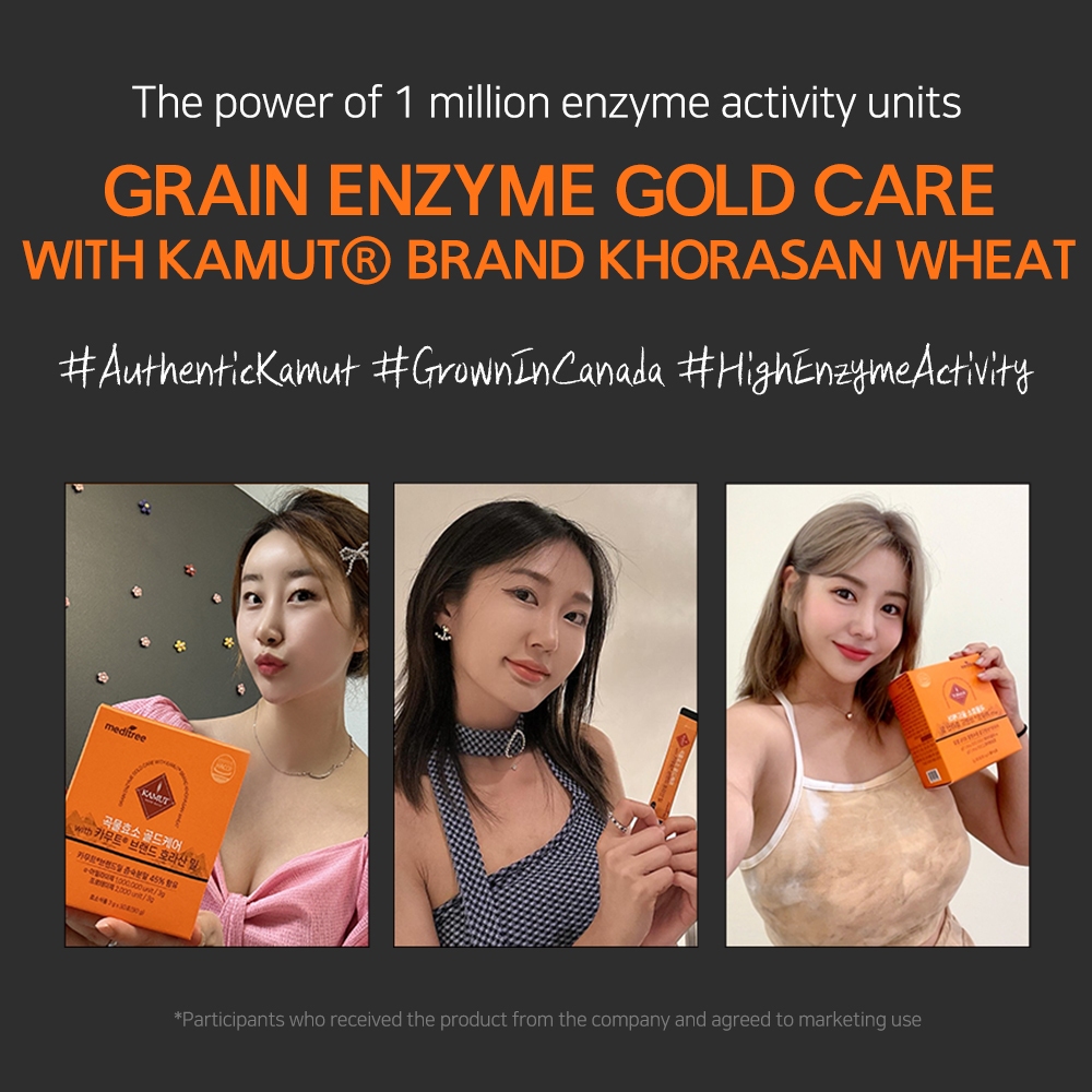 Meditree _ Grain enzyme Gold Care với Kamut, Ngũ cốc thương hiệu Khorasan Wheat 1Box Million titer f