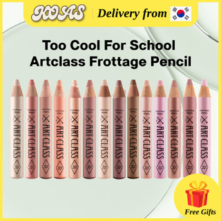 TOO COOL FOR SCHOOL [Quá mát mẻ cho trường học] Bút chì Frottage Artclass 1.1g, 14 màu, trang điểm K-Beauty