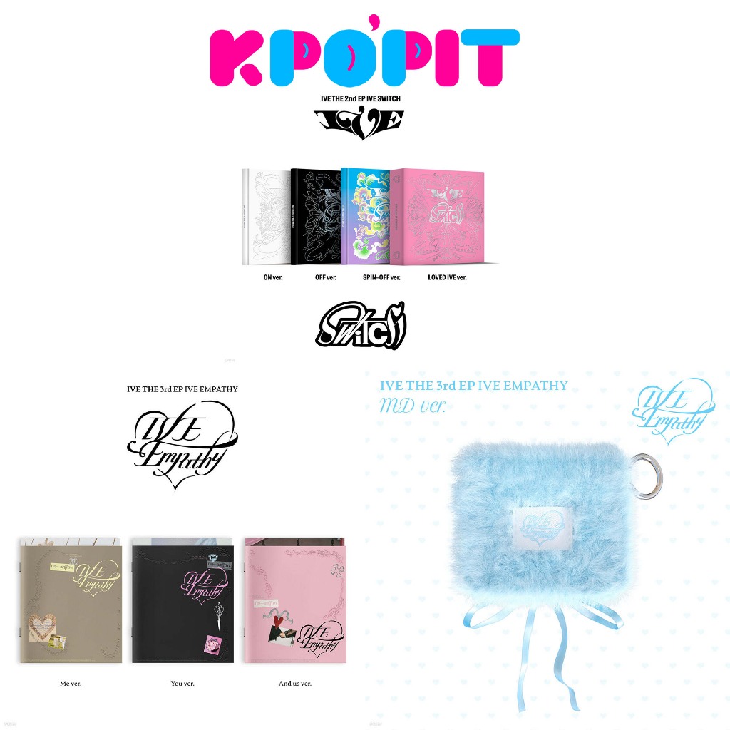 IVE Unopened Album Collection (IVE EMPATHY/IVE Switch)
