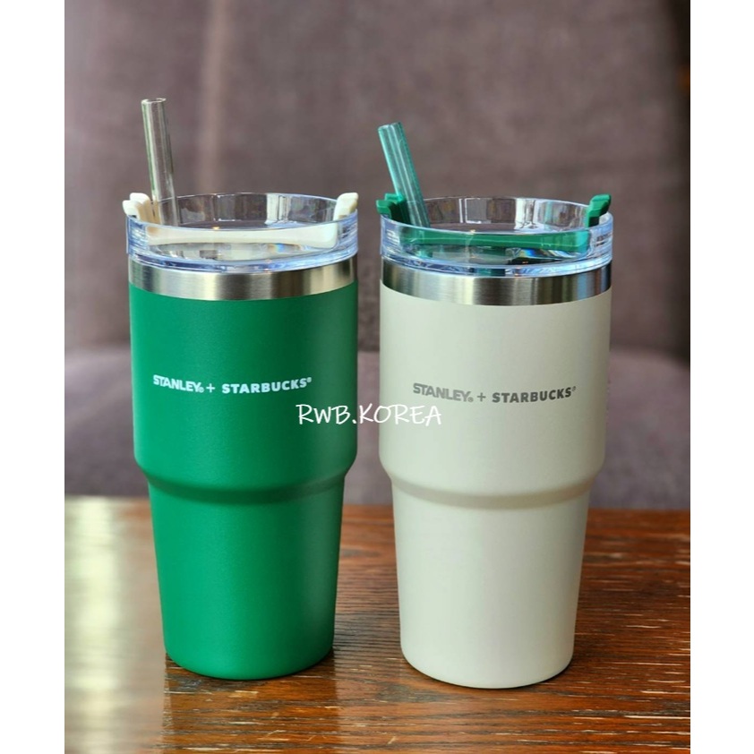🎀【SALE Vui lòng xác nhận chi tiết trước khi đặt hàng】2022 Starbucks Hàn Quốc Stanley Cream Quencher 