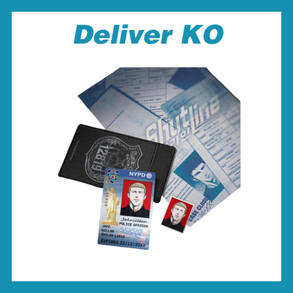 [Merch chính thức] BL Bomtoon Lezhin Webtoon [Shutline] Gói thẻ ID Jake