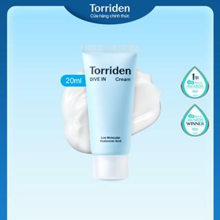 [Torriden Chính hãng] [MINI] Kem dưỡng DIVE IN chứa Hyaluronic Acid, 20ml, Cream