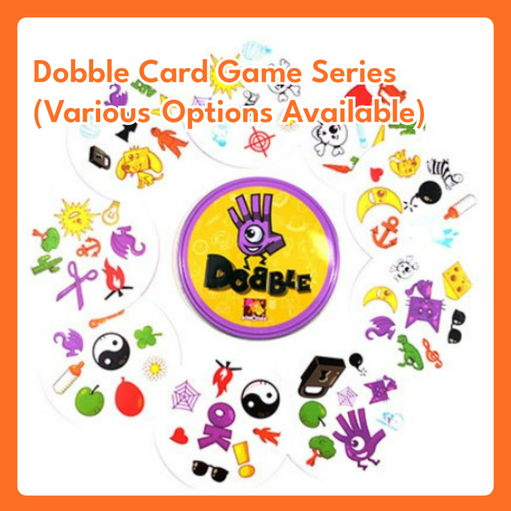 Dobble Spot It Dòng trò chơi thẻ - Trò chơi gia đình, Trận đấu nhanh, Chơi giáo dục