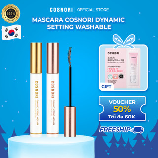  Mascara COSNORI Dynamic Setting Washable chuốt mi siêu cong 7ml 