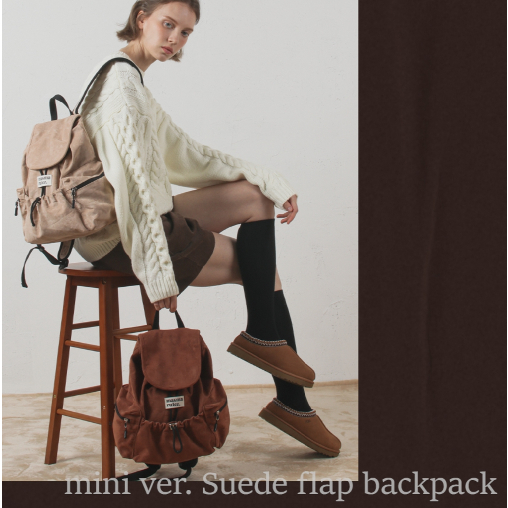 Ba lô nắp da lộn MINI ver. Masmarulez musinsa số 1