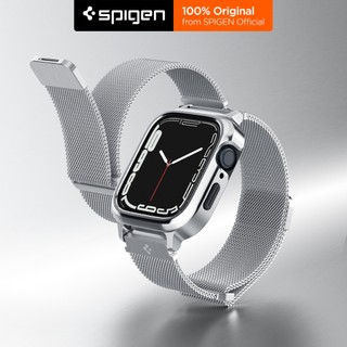  Dây Đeo Đồng Hồ Thông Minh Cho Apple Watch 9 8 7 Series 45 44 41 40mm Metal Fit Pro Spigen - Bền Bỉ Vượt Trội 
