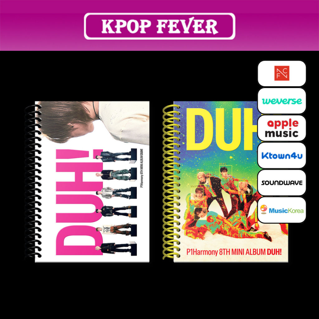 P1HARMONY [DUH] D Ver / U Ver (Photobook Ver) / 8th Mini Album