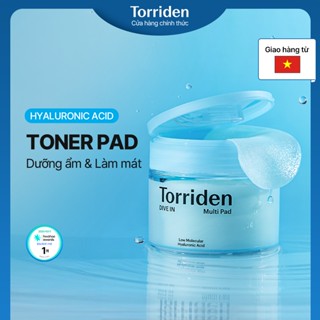 [Torriden Chính hãng] Pad đa năng DIVE IN chứa Hyaluronic Acid, 80 miếng, Toner Pad