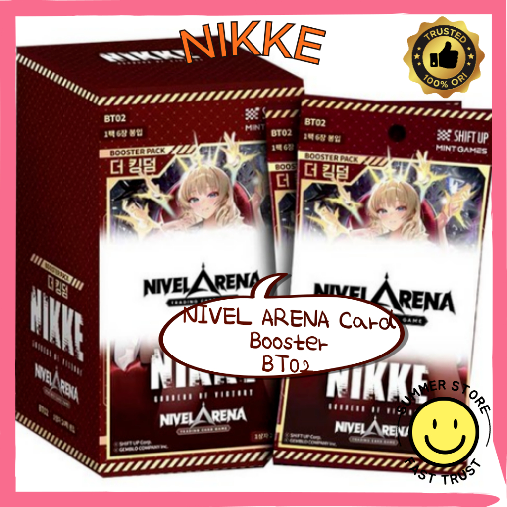 [NIVEL ARENA] Hàn Quốc BT02 NIKKE Goddess Of Victory NIVEL ARENA Card The Kingdom Booster Phiên bản 