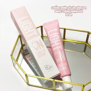   DATE T10 24  KEM LÓT DƯỠNG TRẮNG VÀ NÂNG TONE B.O.M LIGHT ON TONE UP CREAM MÀU HỒNG 
