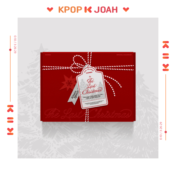 (2025 CALENDAR) 100RED [The Last Christmas] with LEE SEUNG GI, TAEMIN, BAEKHYUN, CHEN, XIUMIN, HA SU
