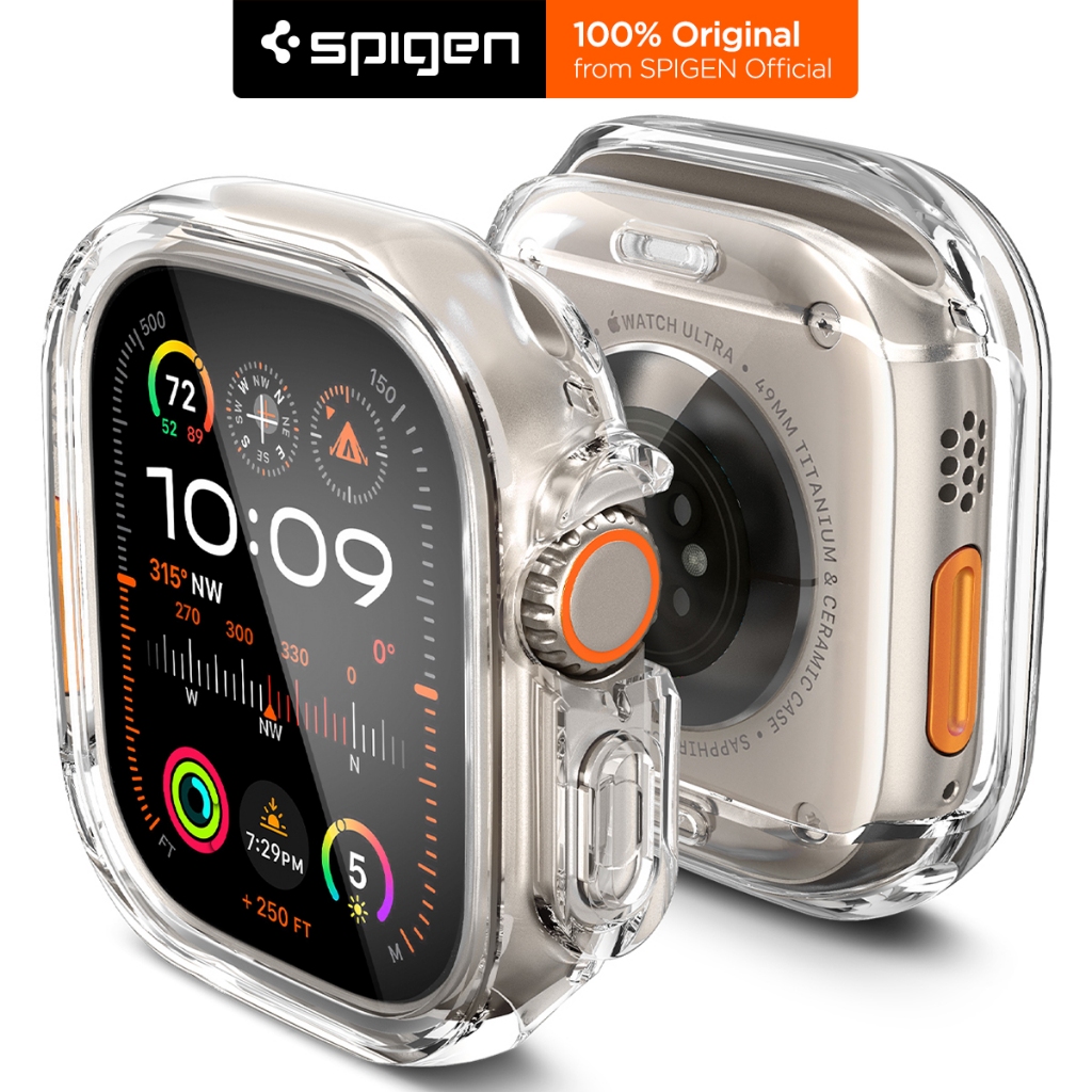 Ốp Apple Watch Ultra 3 SE3 9 Series 49 45 41mm Ultra Hybrid Spigen - Chống Sốc Thời Thượng Hỗ Trợ Sạ