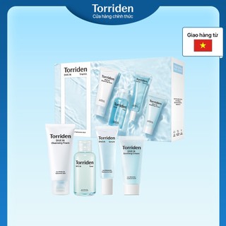   Torriden Chính hãng  Bộ kit thử DIVE IN chứa Hyaluronic Acid gồm sữa rửa mặt 30ml toner 50ml serum 20ml kem dưỡng làm dịu da 20ml Trial Kit  HSD 10 2026  