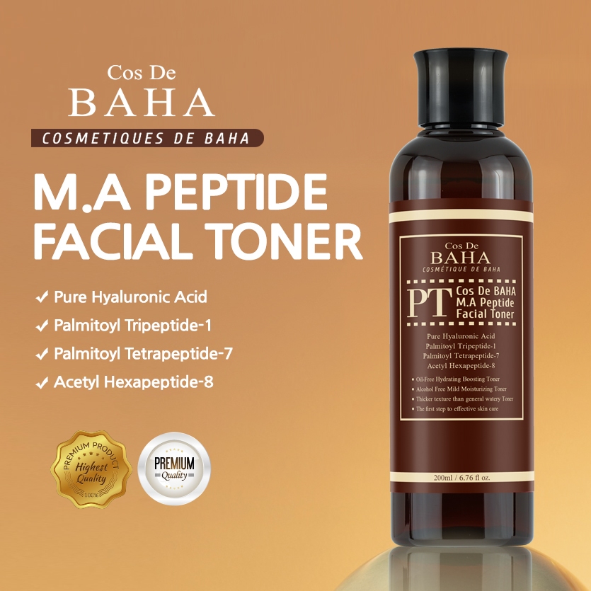 [Hàng mới về] Toner Cos De BAHA peptide 3000 & argireline 200ml
