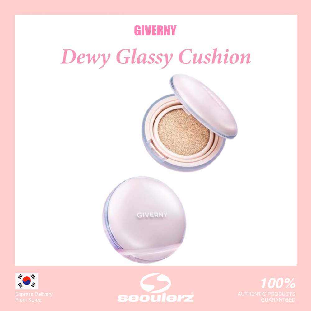 [GIVERNY] Dewy Glassy Cushion 13g + Refill 3type
