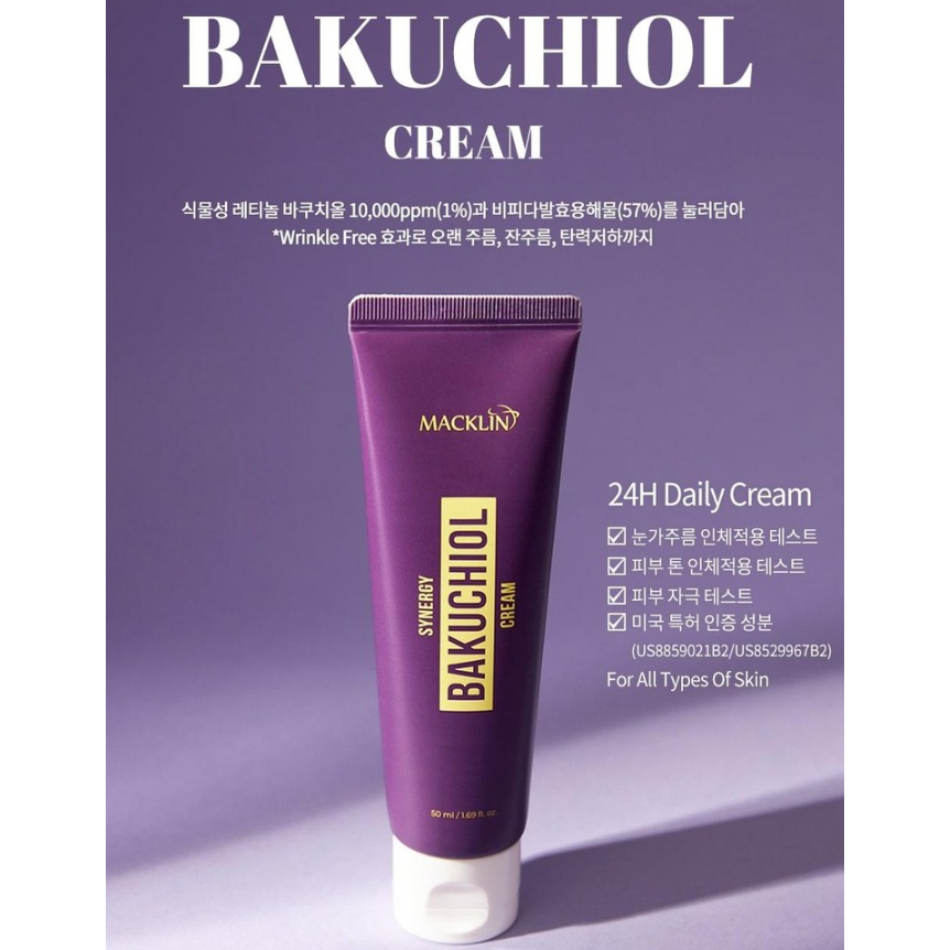 Kem Synergy Macklin Bakuchiol 50ml