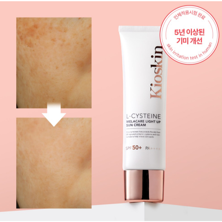 Kem chống nắng chống nắng KIOSKIN L-Cysteine Melacare Light-Up, 50ml