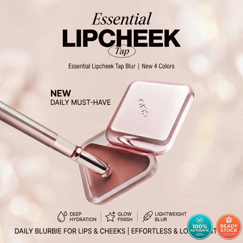 CLIO [CLIP] Essential Lip Cheek Tap Blur (4.5g) K-Beauty Multi-use Blurring Balm Matte Finish Pot Bl