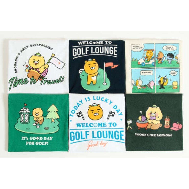 🎀【In Stock】2023 KAKAO FRIENDS x TOPTEN T-Shirt (TRAVEL)