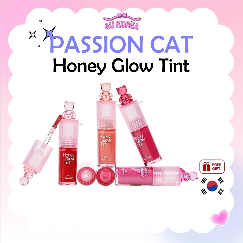 PASSION CAT Honey Glow Tint 3g – 6 Màu / K-BEAUTY