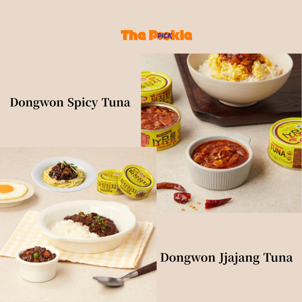 [K-FOOD] Cá ngừ Dongwon 90g (Cay / Jjajang)