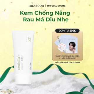  Kem Chống Nắng Chiết Xuất Rau Má Dịu Nhẹ Mixsoon Centella Sun Cream SPF 50+ PA++++ 50g 