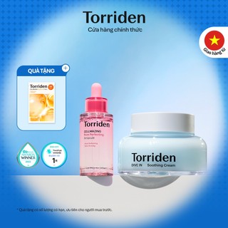   Torriden Chính hãng   SET  Combo - Tinh chất chăm sóc lỗ chân lông CELLMAZING + Kem làm dịu da DIVE-IN  TẶNG 01 MIẾNG MẶT NẠ VITA  