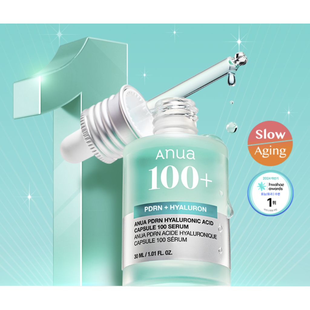 ANUA + PDRN HYALURONIC ACID CAPSULE 100 SERUM + 30ML