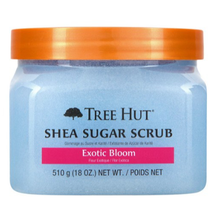 Tẩy tế bào chết toàn thân Tree Hut Shea Sugar - Exotic Bloom, 510g, 1 cái