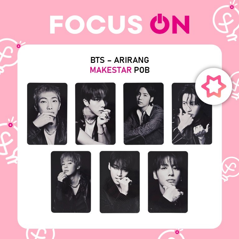 BTS POB MAKESTAR ARIRANG PHOTOCARD