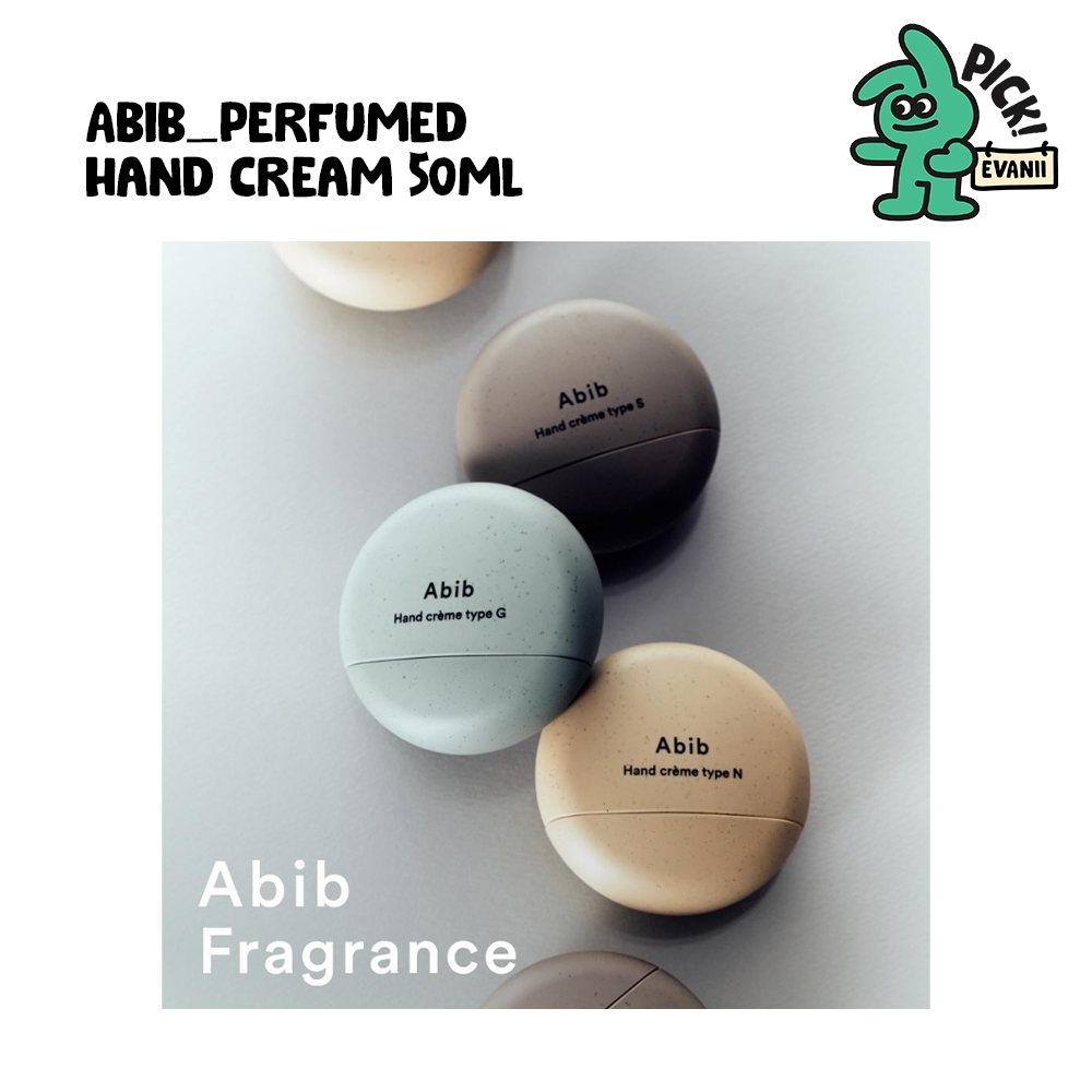 [Abib] Kem dưỡng tay nước hoa 50ml (S / G / N) / Độ ẩm hàng ngày · Hương thơm giác quan · Tâm trạng 