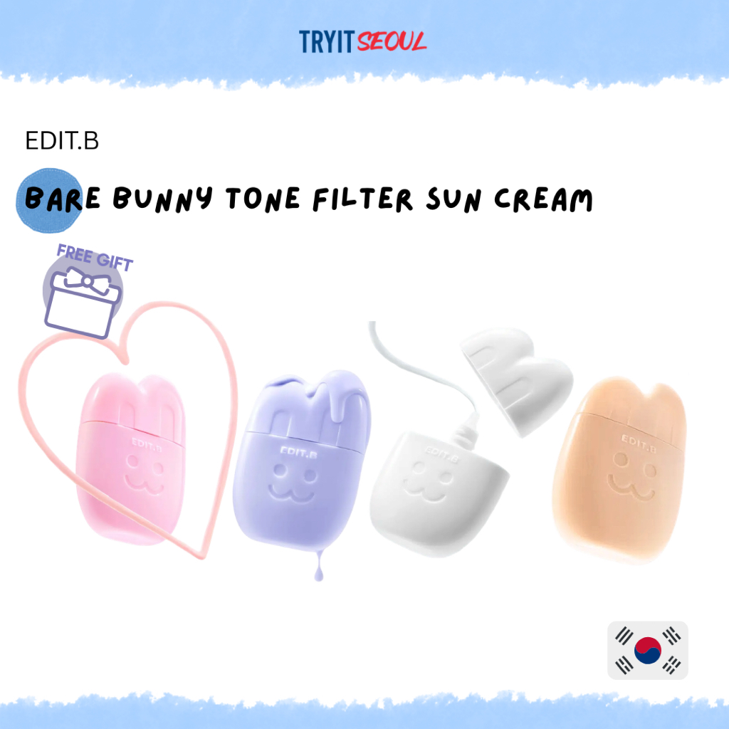 [EDIT.B] Kem chống nắng lọc tông màu thỏ trần 30mL (DAISO KOREA)