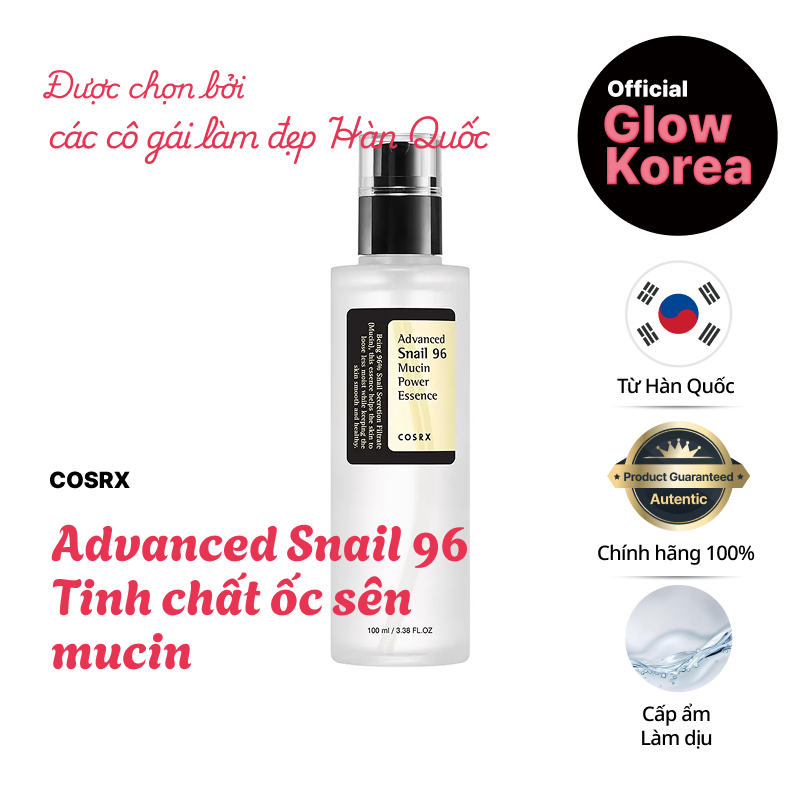 [COSRX] Advanced Snail 96 Mucin Power Essence (COSRX Tinh Chất Advanced Snail 96 Mucin Power Essence