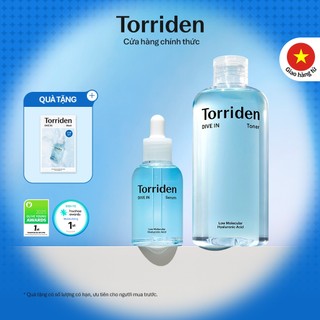   Torriden Chính hãng   SET  Toner và Serum DIVE IN 300ml+50ml 