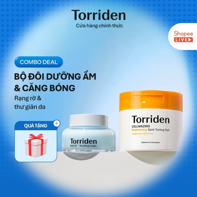 [Torriden Live] Combo - Pad CELLMAZING VITA C + Kem làm dịu da DIVE-IN [TẶNG 01 MIẾNG MẶT NẠ VITA]