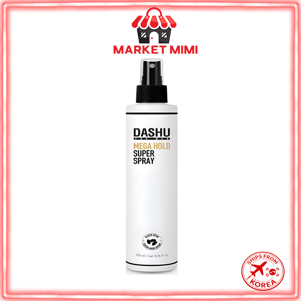 Dashu For Men Mega Hold Super Spray 250ml Hair Styling Spray Strong Hold