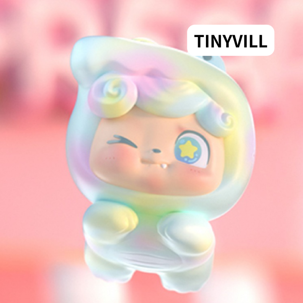 Tinyville QBaby Super Q-Team Mini Hình Blind Box 1 Hình ngẫu nhiên