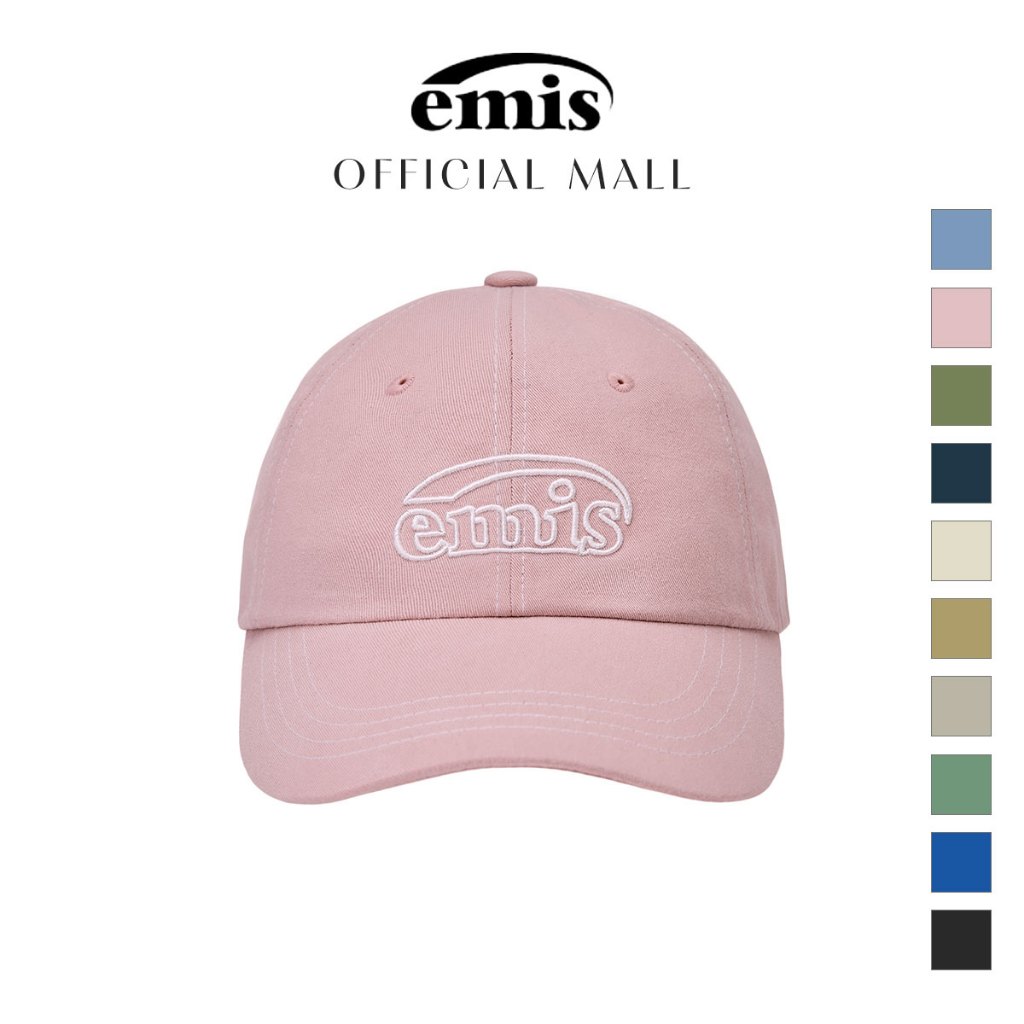 [EMIS OFFICIAL] Mũ Lưỡi Trai Unisex Style – White Stitch Ball Cap | Chính Hãng EMIS Hàn Quốc