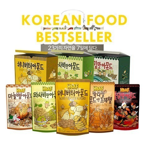 Snack Hạnh Nhân Hàn Quốc Giá Rẻ Nhất - Hạt Bơ Mật Ong 190g