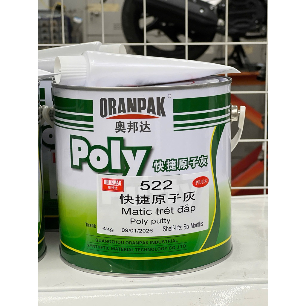 Bột Đắp Trét Matic (Poly Putty) - Dùng cho ô tô & xe máy