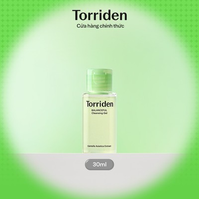 [Hàng Tặng Kèm Không Bán] [MINI] Torriden Gel rửa mặt BALANCEFUL CICA, 30ml, Cleansing Gel
