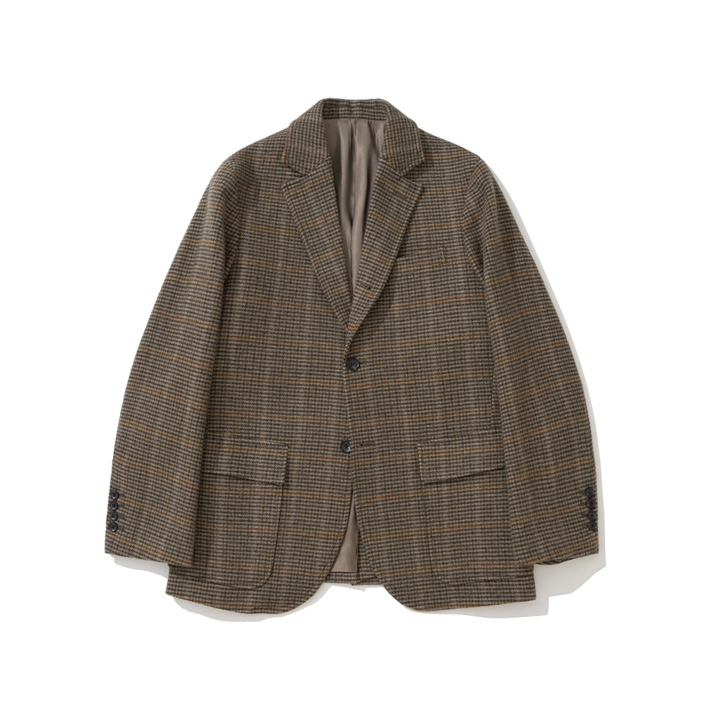 Áo khoác tweed cổ điển Ivy League