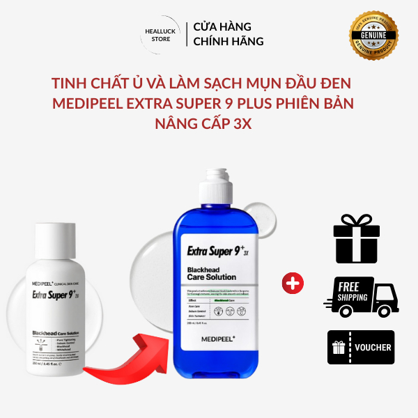 [MEDIPEEL]  Ủ mụn đầu đen Extra Super 9 Plus 3X – Ủ và làm sạch mụn đầu đen, cấp ẩm và phục hồi da 2