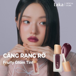   TẶNG 1 SON MINI JELLING   Laka Official  Son Tint Căng Bóng Mềm Môi Màu Đa Dạng Size TO Fruity Glam Tint 4.5g 